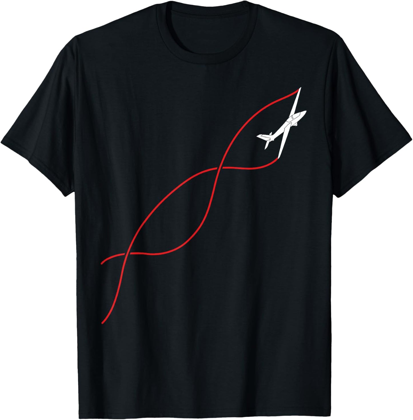 Aerobatic Glider Pilot T-Shirt - T-Shirt | Black