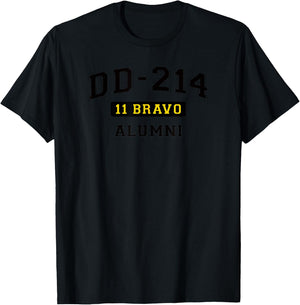 DD-214 US Army 11 BRAVO Alumni T-Shirt - T-Shirt | Black