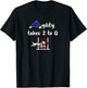 Dog Agility shirt - takes 2 to Q with a golden retriever Women Kids T-Shirt - T-Shirt | Black