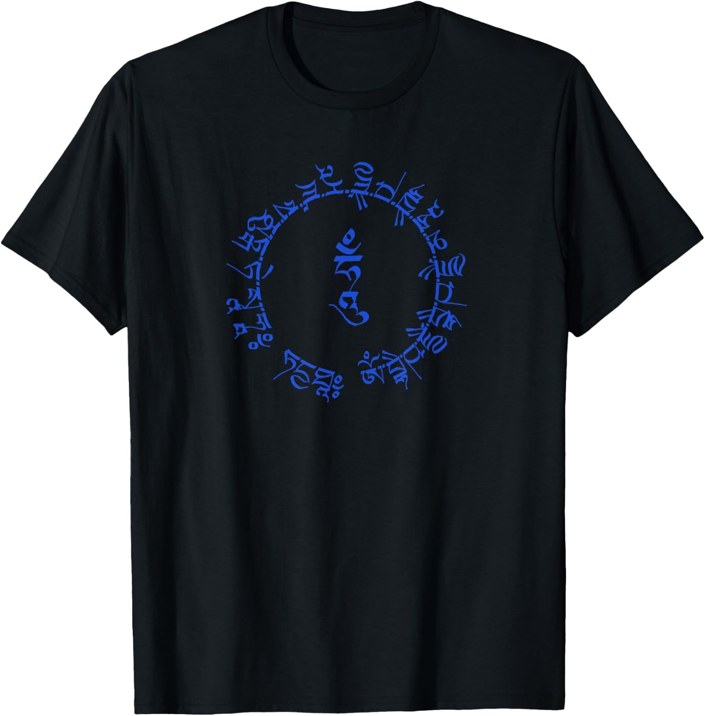 Medicine Buddha Mantra Meditation Yoga T-Shirt - T-Shirt | Black