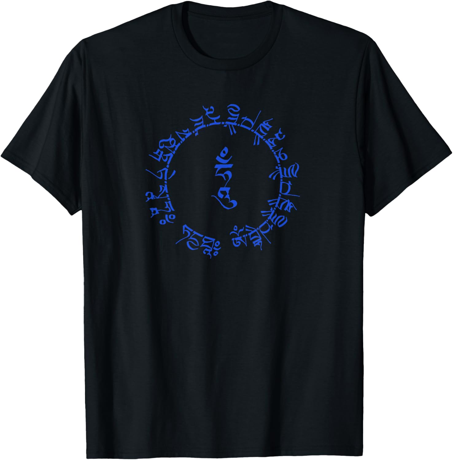 Medicine Buddha Mantra Meditation Yoga T-Shirt - T-Shirt | Black