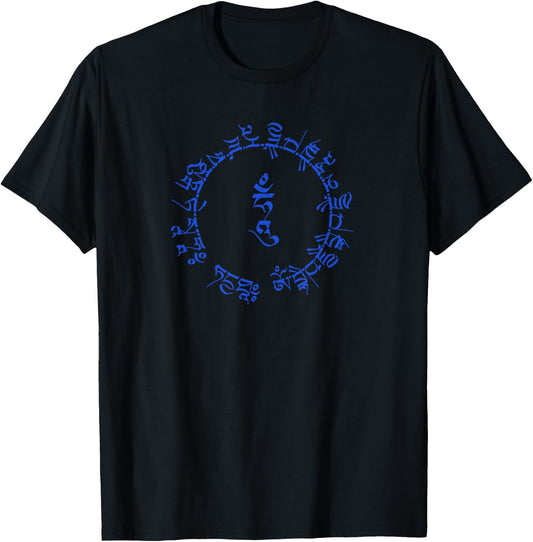 Medicine Buddha Mantra Meditation Yoga T-Shirt - T-Shirt | Black