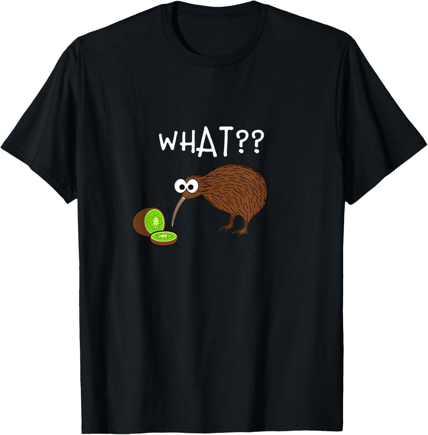 Kiwi Bird Wild Bird Watching Lover Funny T-Shirt - T-Shirt | Black