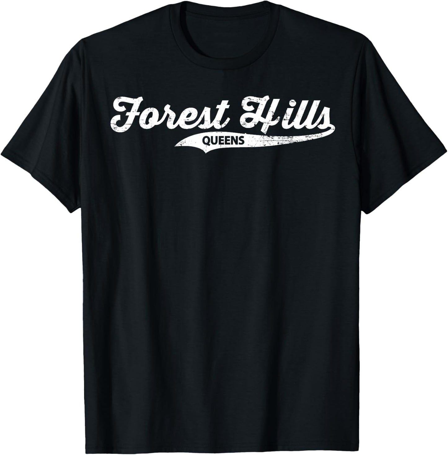 Forest Hills Queens NYC Design T-Shirt - T-Shirt | Black