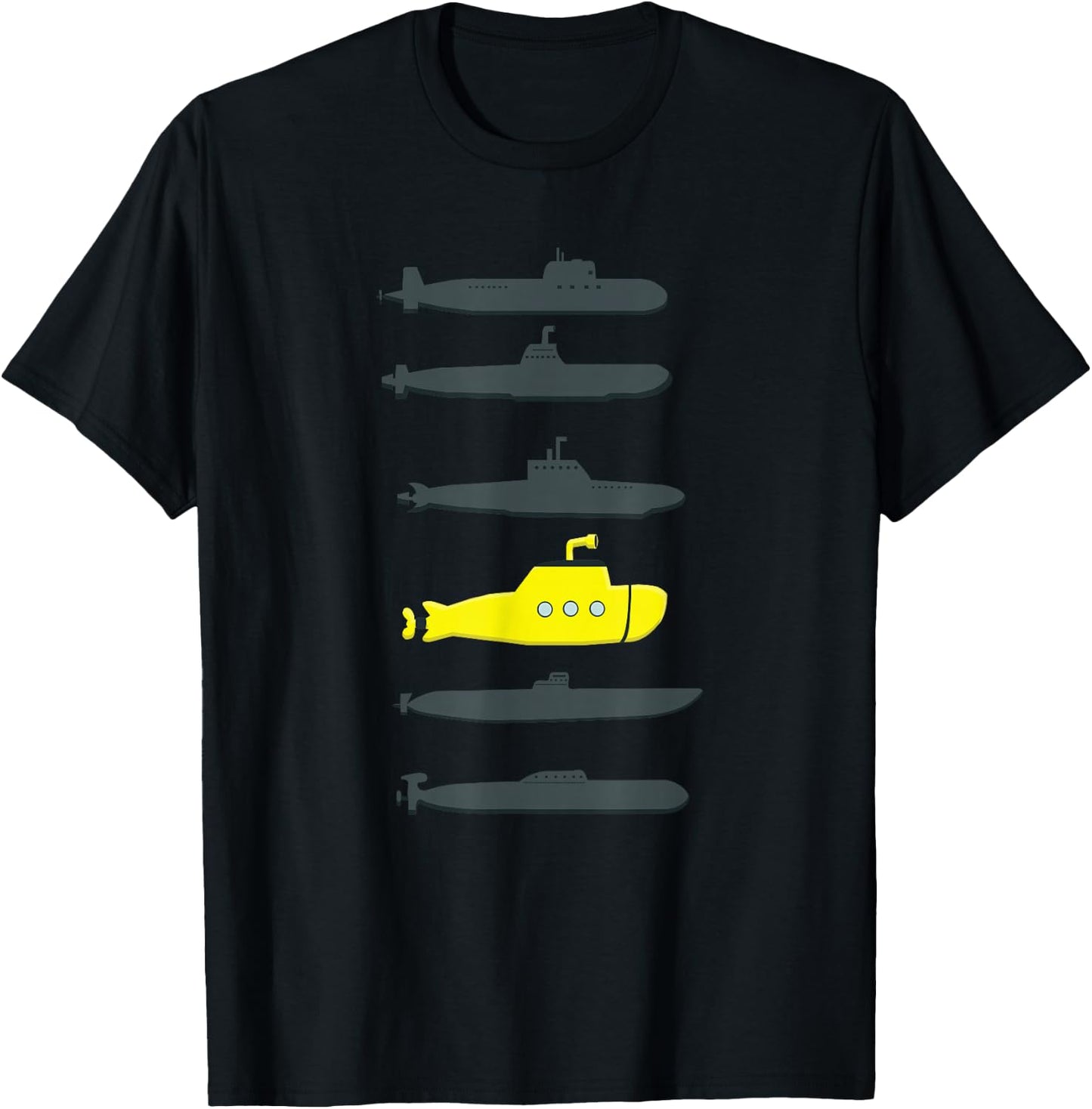 Music Submarine Uboot Submariner for Kids T-Shirt - T-Shirt | Black