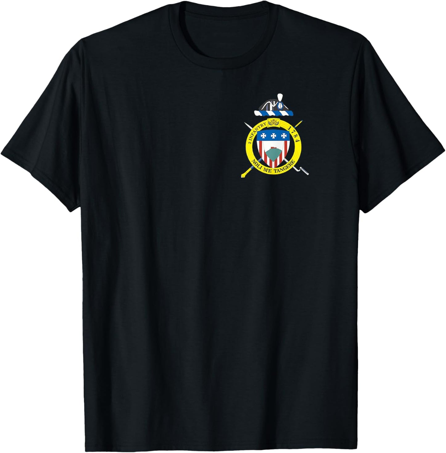 Old Guard Shirt - Honor Guard - 3rd Infantry Crest "Classic" T-Shirt - T-Shirt | Black