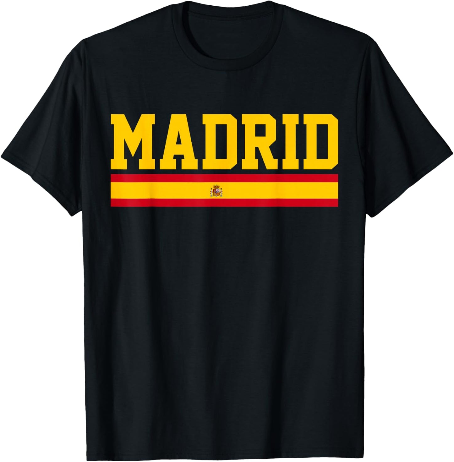 Madrid Spain T-Shirt - T-Shirt | Black