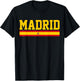 Madrid Spain T-Shirt - T-Shirt | Black