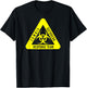 Zombie Outbreak Response Funny Biohazard In Yellow T-Shirt - T-Shirt | Black