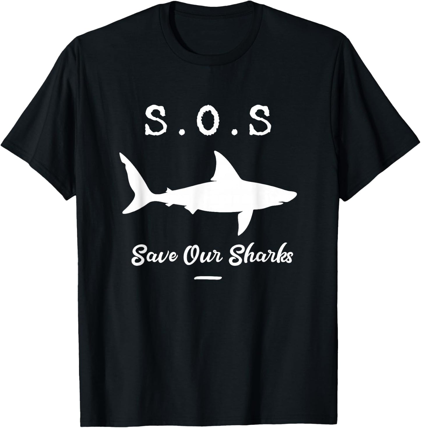 Save Our Sharks Gift Conservationists Animal Lovers T-Shirt - T-Shirt | Black