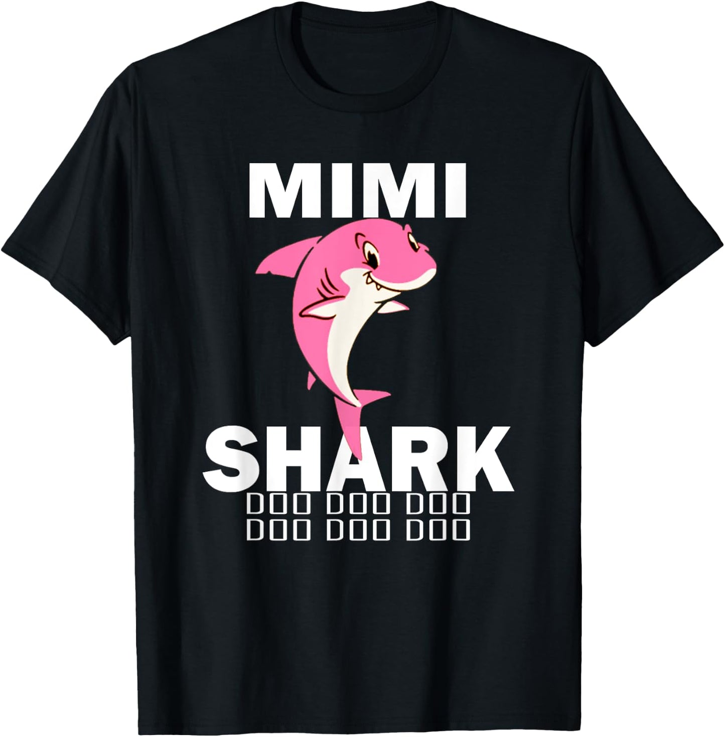 Mimi Shark Shirt Fathers Day Gift For Mimi T-Shirt - T-Shirt | Black