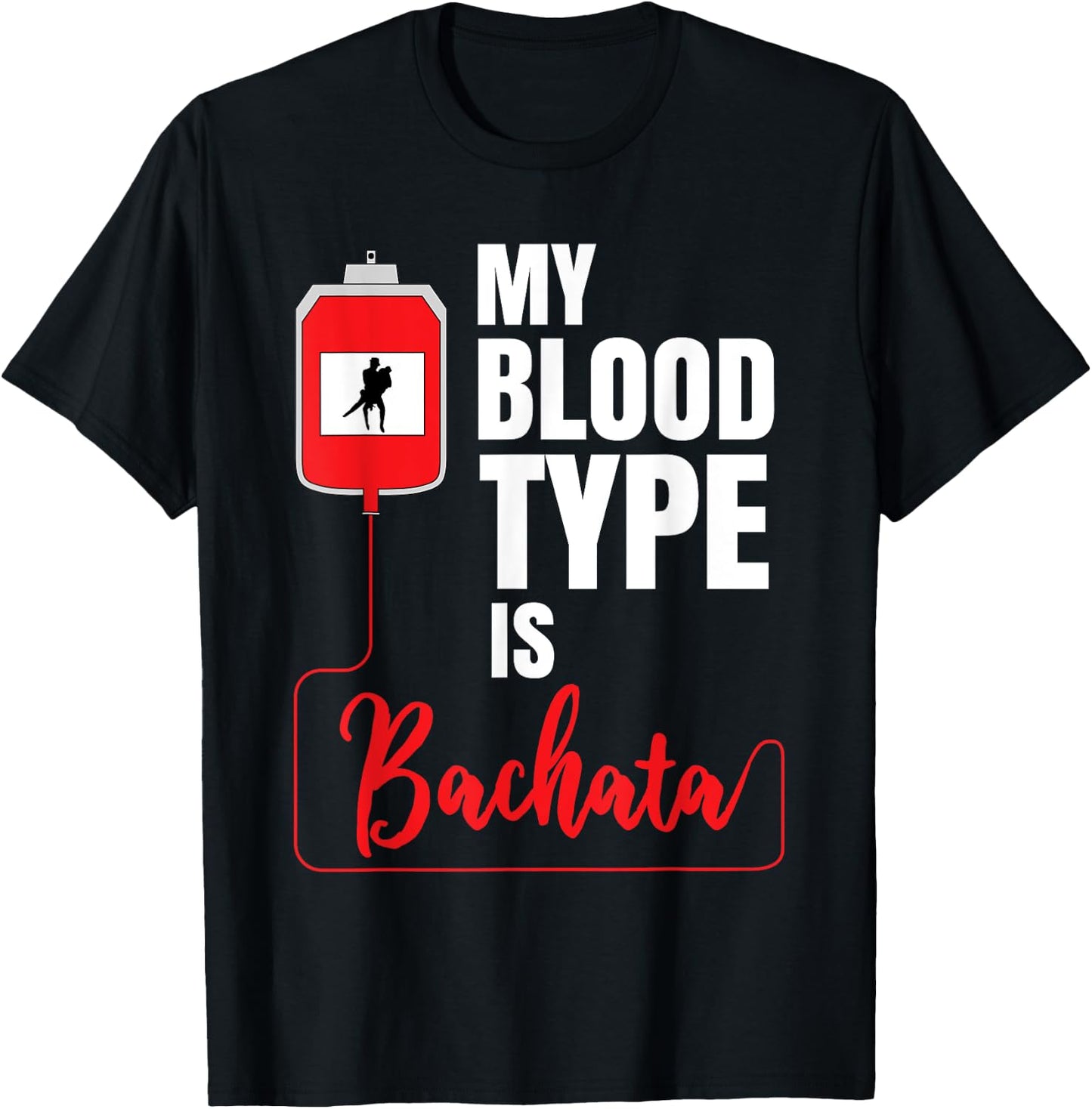 Bachata Funny Dance Cumbia Salsa Merengue Reggaeton Baile T-Shirt - T-Shirt | Black