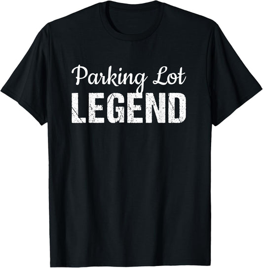 Parking Lot Attendant Funny Gift | Parking Lot Legend T-Shirt - T-Shirt | Black