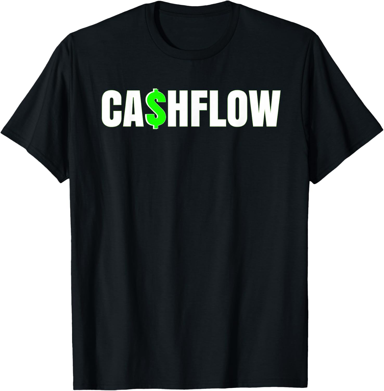 Hustle Business Entrepreneur Cashflow T-Shirt - T-Shirt | Black