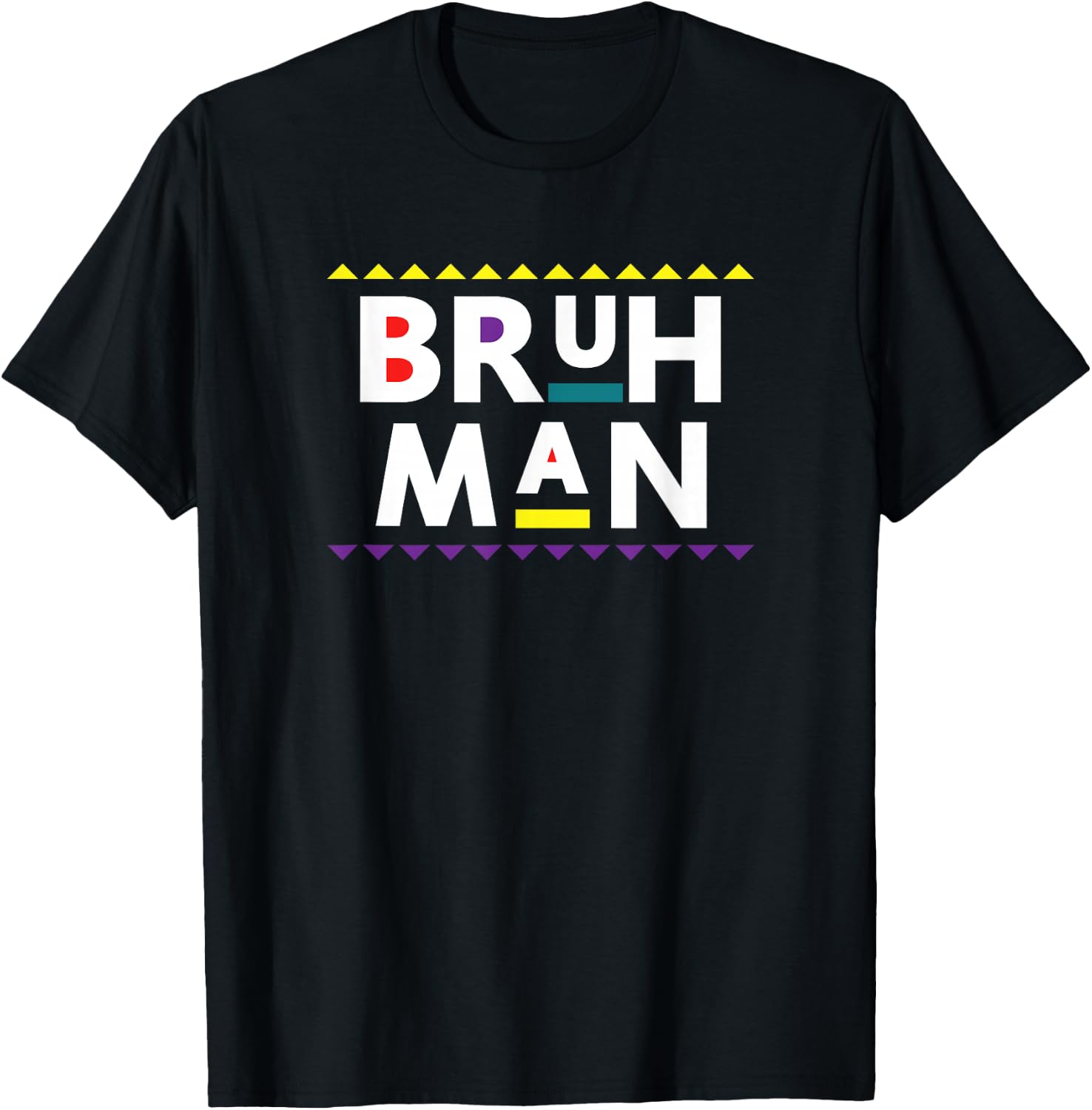 Bruh Man Classic TV Funny Cool T-Shirt - T-Shirt | Black