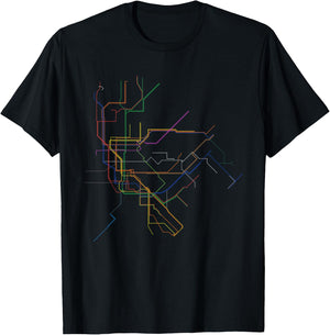 New York Subway Train - Men Women T Shirt T-Shirt - T-Shirt | Black