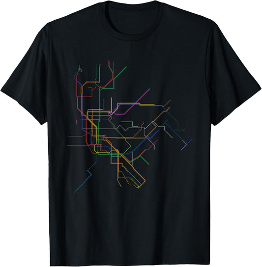 New York Subway Train - Men Women T Shirt T-Shirt - T-Shirt | Black