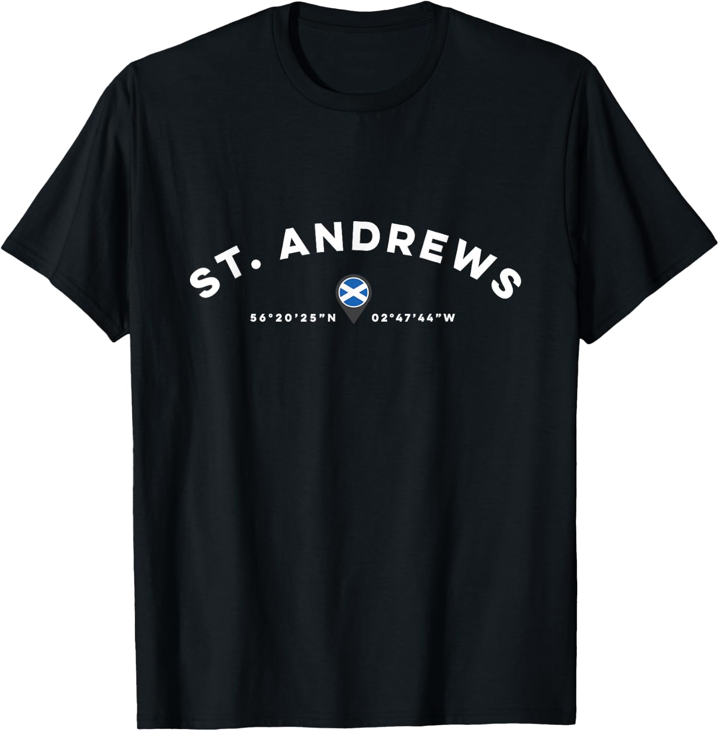 St. Andrews Scotland UK T-Shirt - T-Shirt | Black