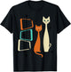 Retro Mid-Century Modern Cats 50s 60s Style T-Shirt - T-Shirt | Black