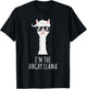 Llama Angry Shirts Funny No Prob Llama Lover T-Shirt - T-Shirt | Black