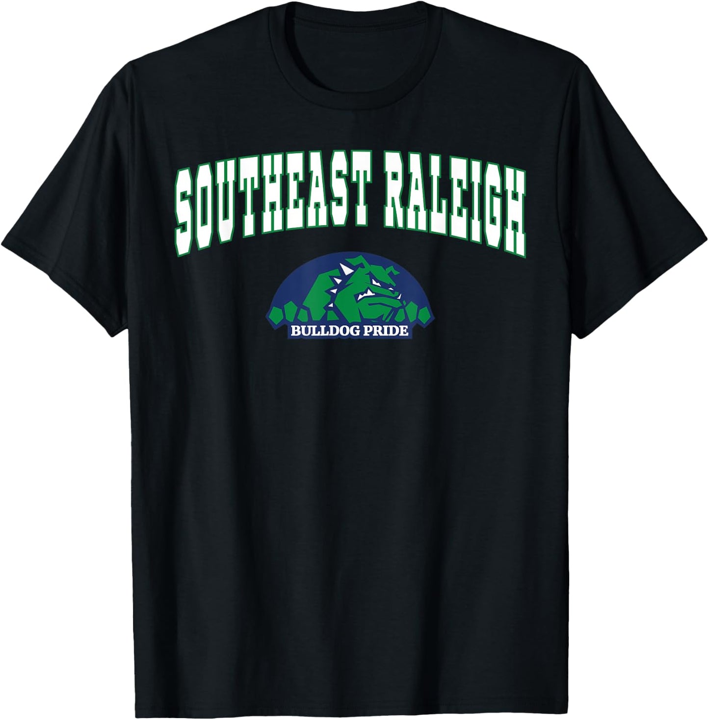 Southeast Raleigh High School Bulldogs T-Shirt - T-Shirt | Black