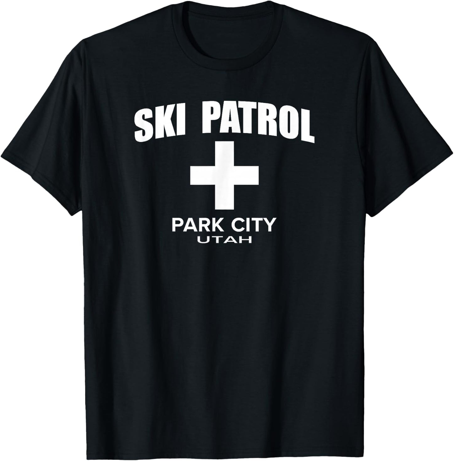 Official Park City Utah Ski Patrol T-Shirt - T-Shirt | Black