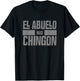 El Abuelo Mas Chingon Spanish Grandpa T-Shirt - T-Shirt | Black