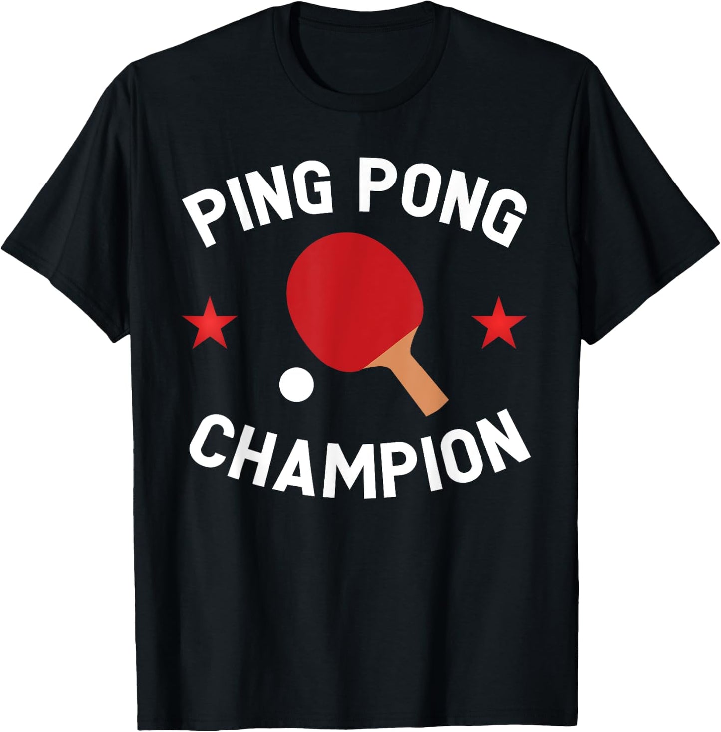 Ping Pong Champion Table Tennis Lover Gift T-Shirt - T-Shirt | Black