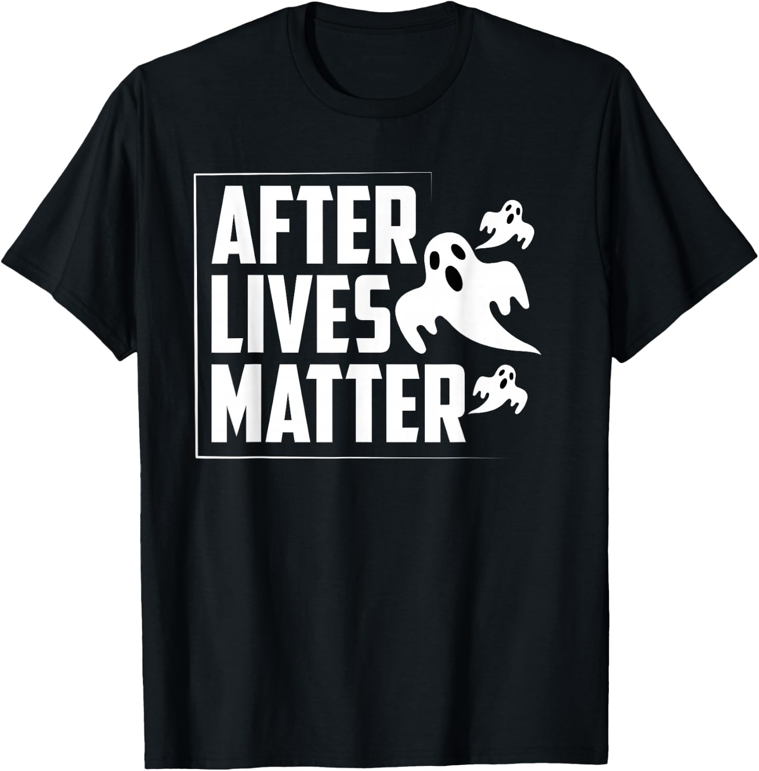 Afterlives Matter Funny Paranormal Investigator T-Shirt - T-Shirt | Black