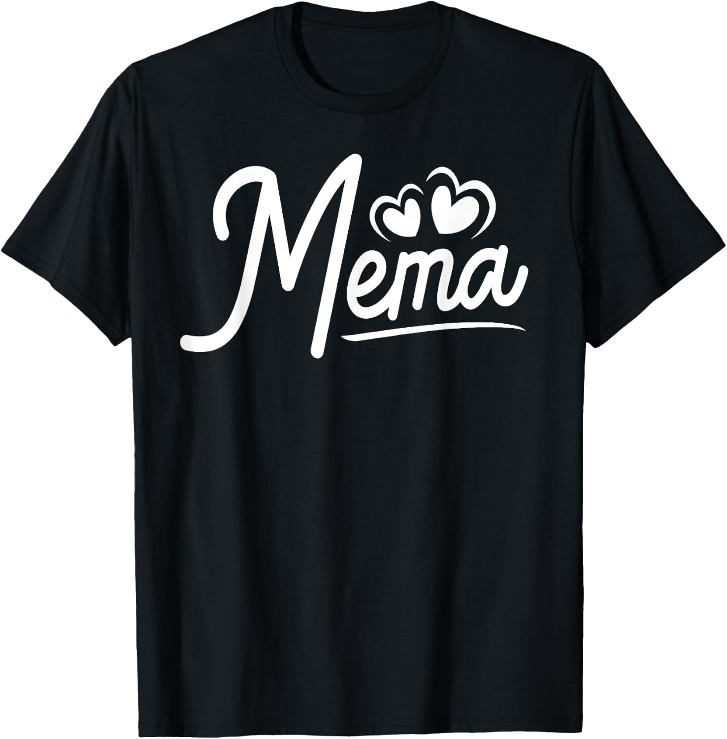Mema Gifts from Grandchildren Mema Shirts Mema T-Shirt - T-Shirt | Black