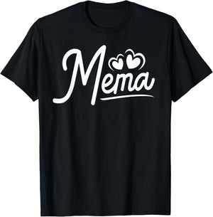 Mema Gifts from Grandchildren Mema Shirts Mema T-Shirt - T-Shirt | Black