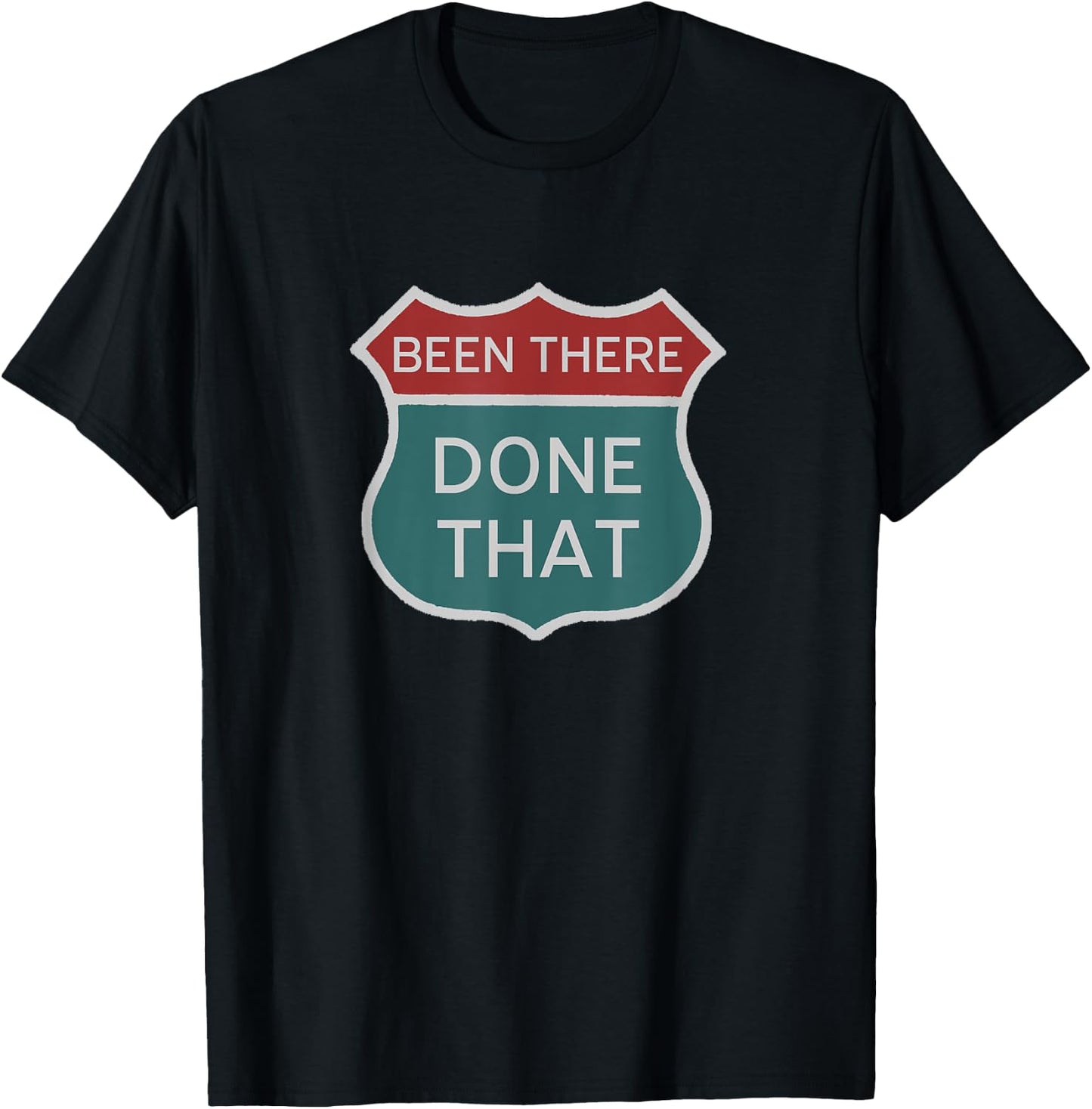Been There Done That USA Sign Travel T-Shirt - T-Shirt | Black