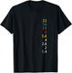 Photography Shirt F-Number Aperture Value Camera Gift T-Shirt - T-Shirt | Black