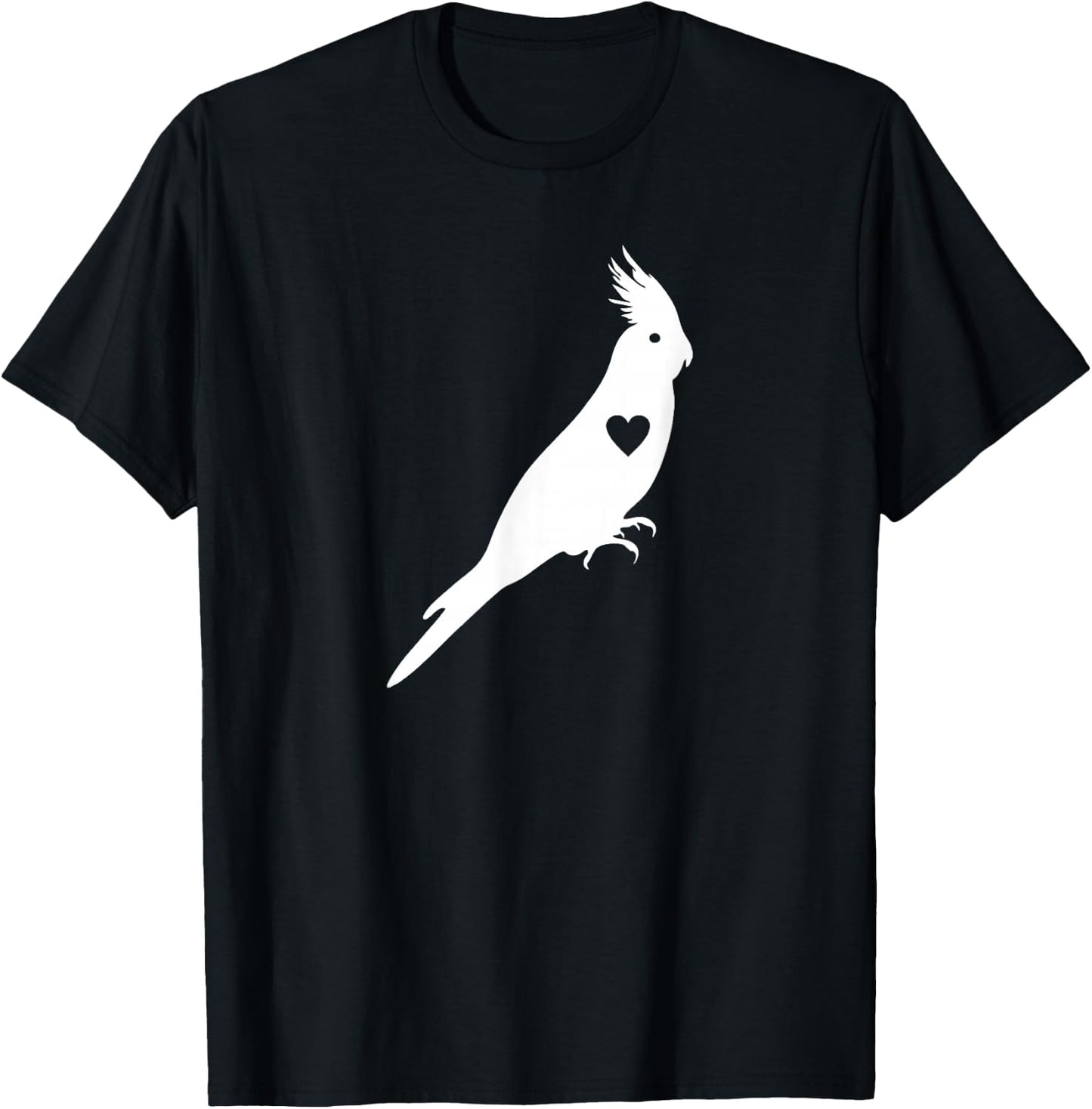 Cockatiel Love - Funny Cute Cockatiel Bird Pet Shirt T-Shirt - T-Shirt | Black
