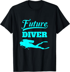 Future Diver Scuba Diving for Kids T-Shirt - T-Shirt | Black