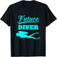 Future Diver Scuba Diving for Kids T-Shirt - T-Shirt | Black