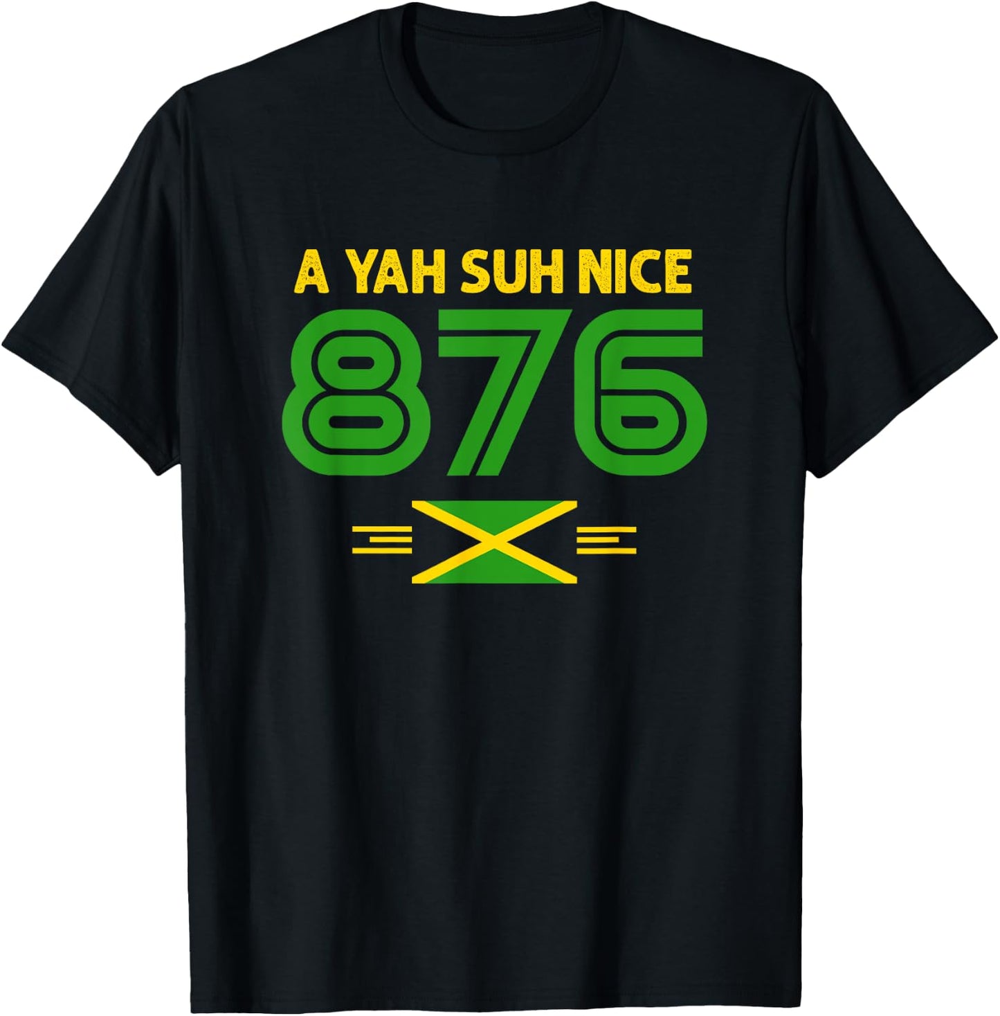 A Yah Suh Nice! 876 Jamaica T-Shirt - T-Shirt | Black