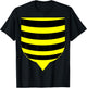 Funny Halloween Honey Bee Costume T Shirt Men Women Kids T-Shirt - T-Shirt | Black