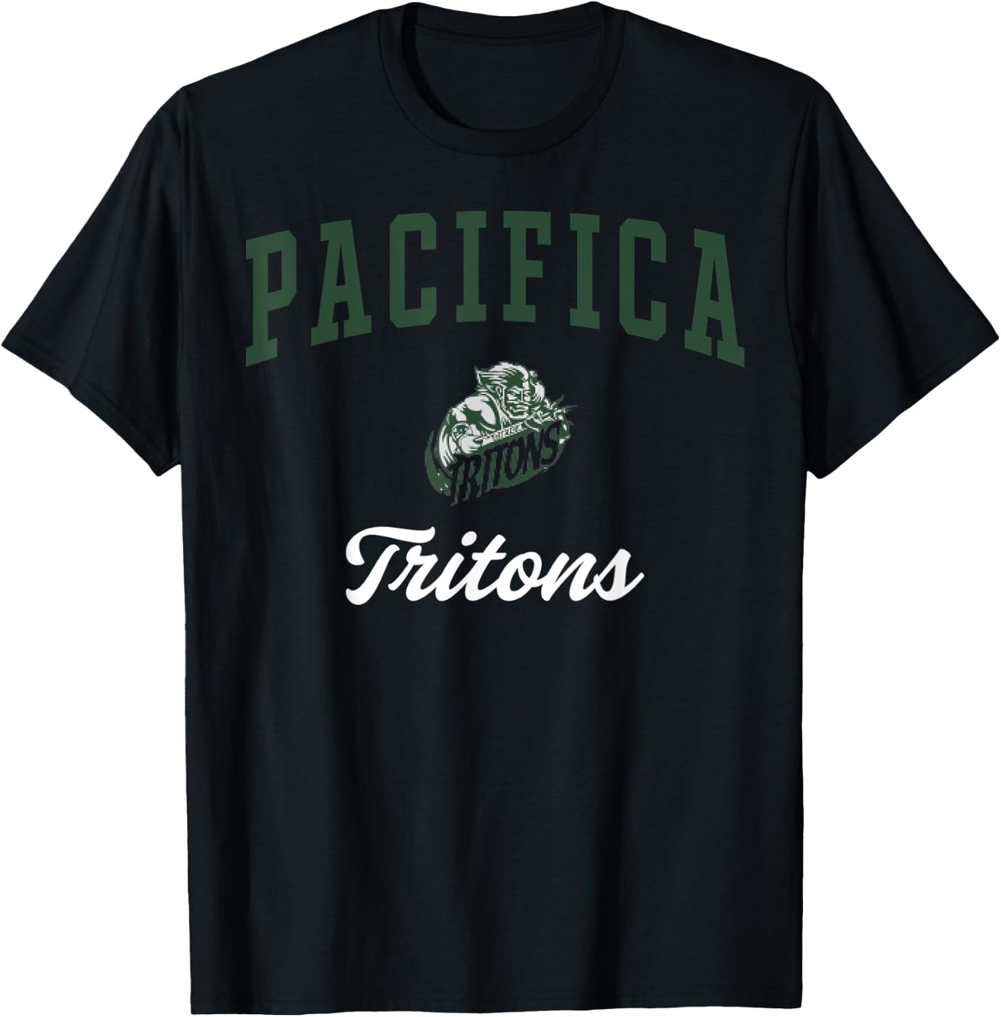 Pacifica High School Tritons C3 T-Shirt - T-Shirt | Black