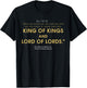 king and lord Jesus , Revelation 19:16 bible T-Shirt - T-Shirt | Black
