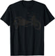 Sidecar Motorcycle | Vintage 3-Wheel Motorbike T-Shirt - T-Shirt | Black