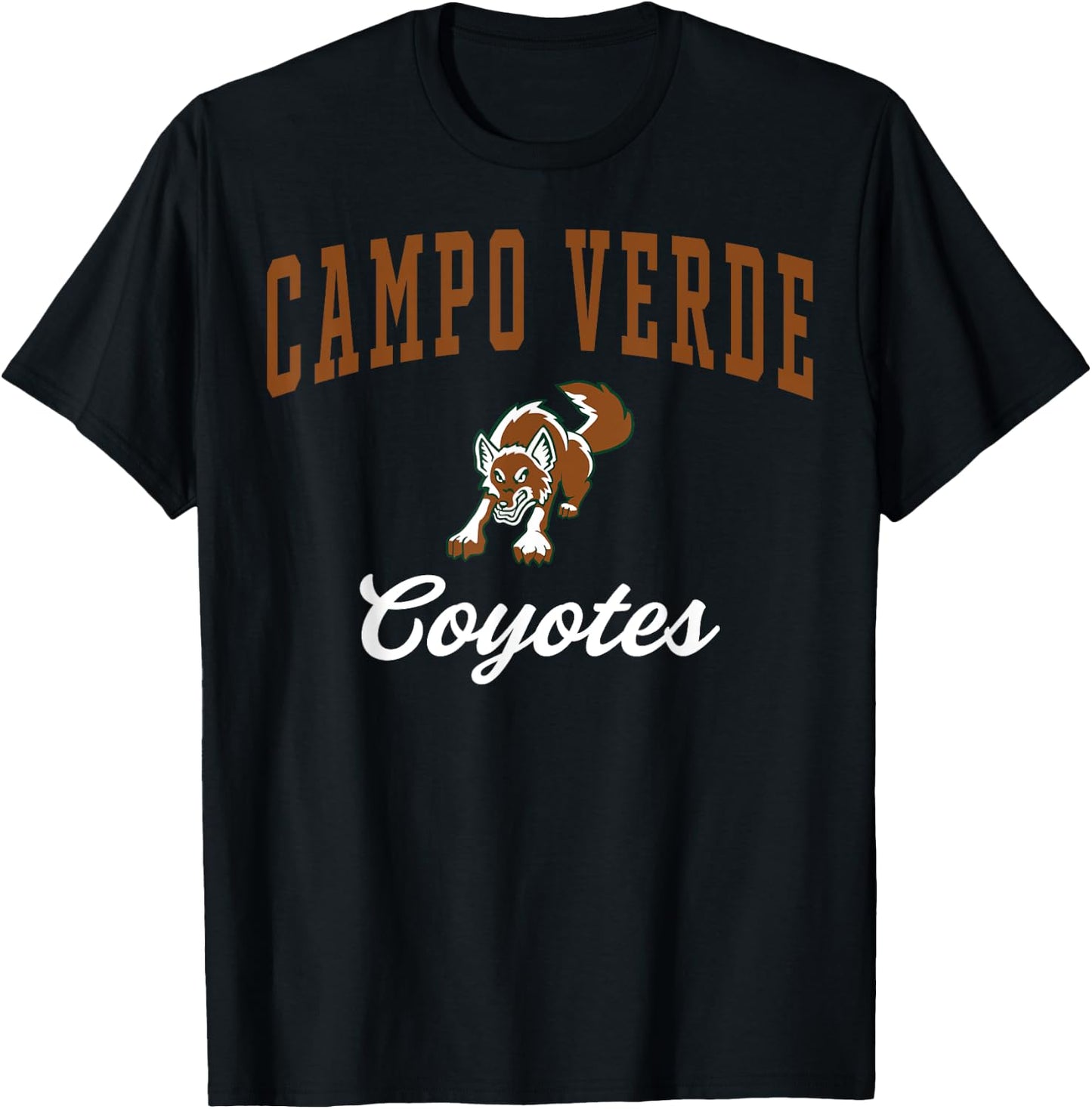 Campo Verde High School Coyotes C3 T-Shirt - T-Shirt | Black