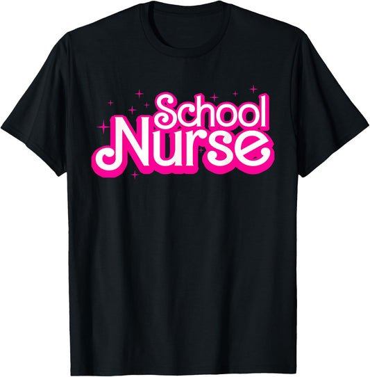 School Nurse Nursing School Nurse Retro Nurse Day Nurse Week T-Shirt - T-Shirt | Black