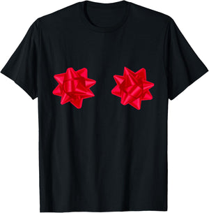Naughty Funny Xmas Sexy Mrs Santa Claus Wife Girl T-Shirt - T-Shirt | Black