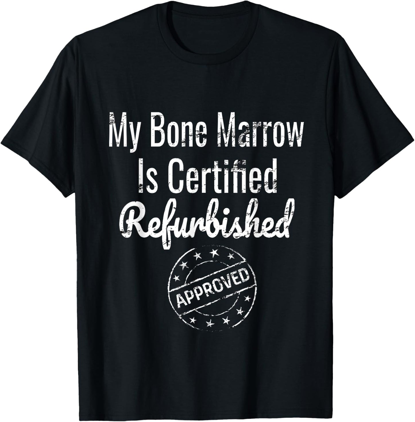 Leukemia Bone Marrow Aplastic Anemia Awareness T-Shirt - T-Shirt | Black