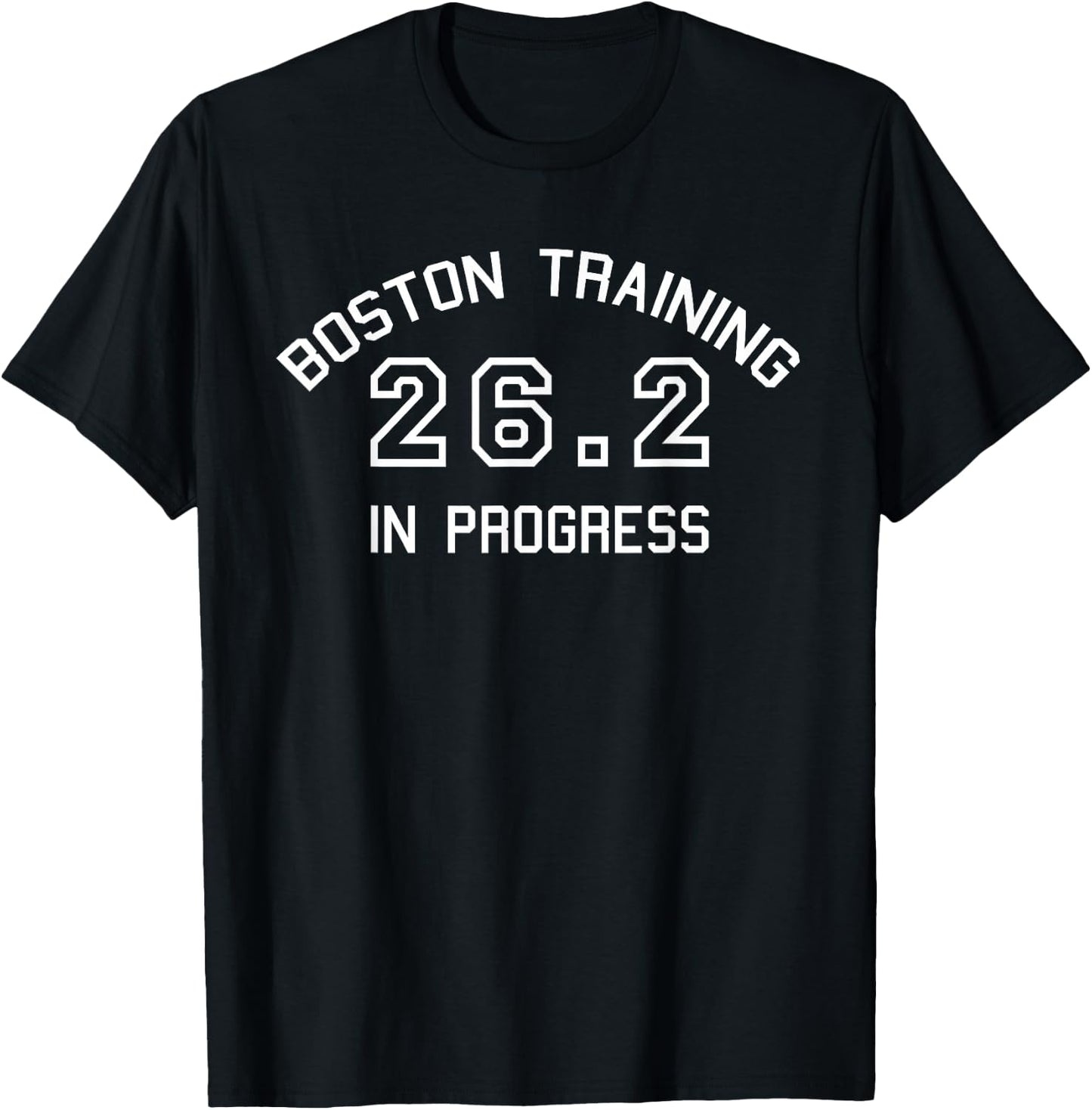 Boston 26.2 Marathon Training T-Shirt - T-Shirt | Black