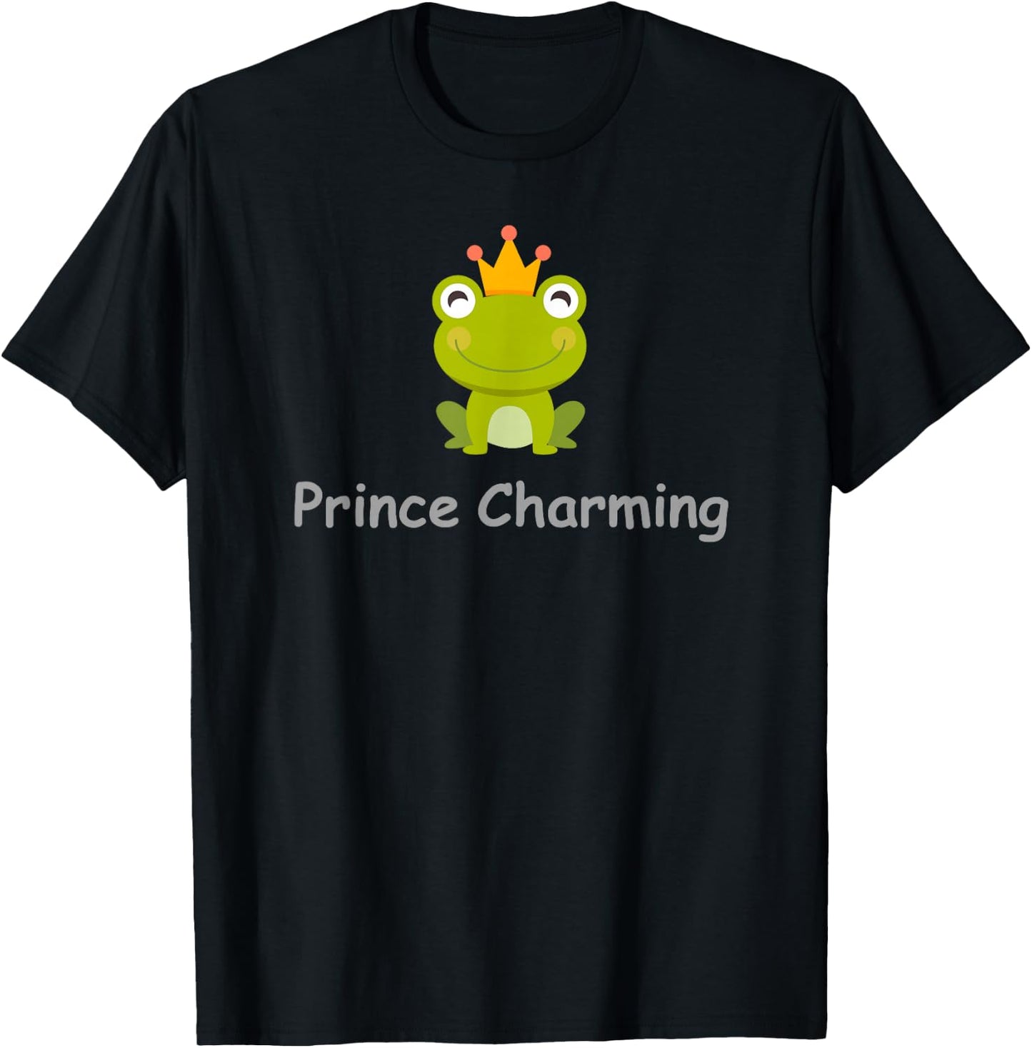 Prince Charming Frog T-Shirt - T-Shirt | Black