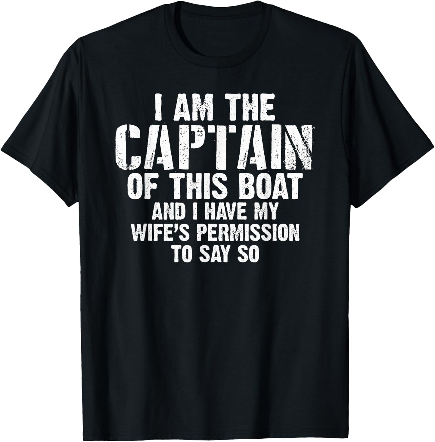 Boat Captain Shirt T-Shirt - T-Shirt | Black
