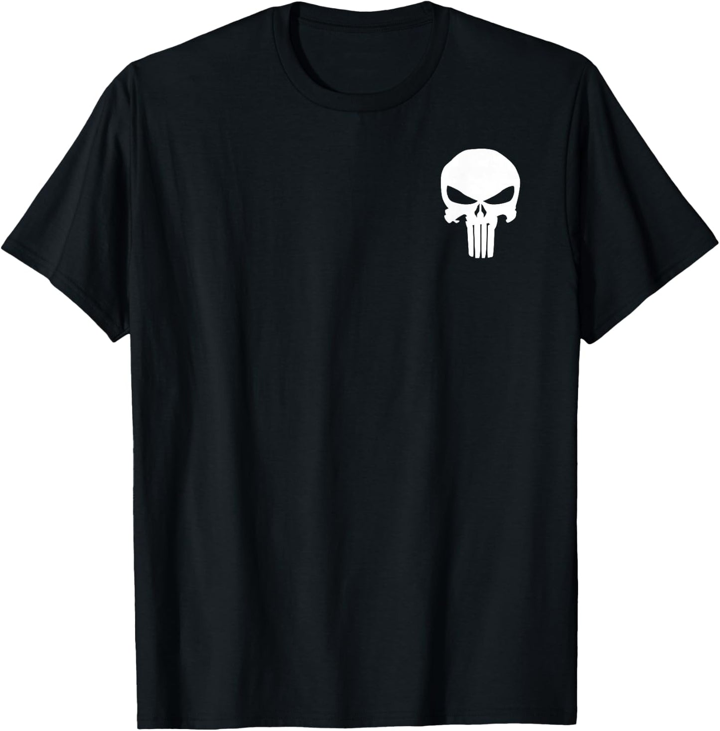 Marvel Punisher Skull Symbol Pocket Graphic T-Shirt - T-Shirt | Black