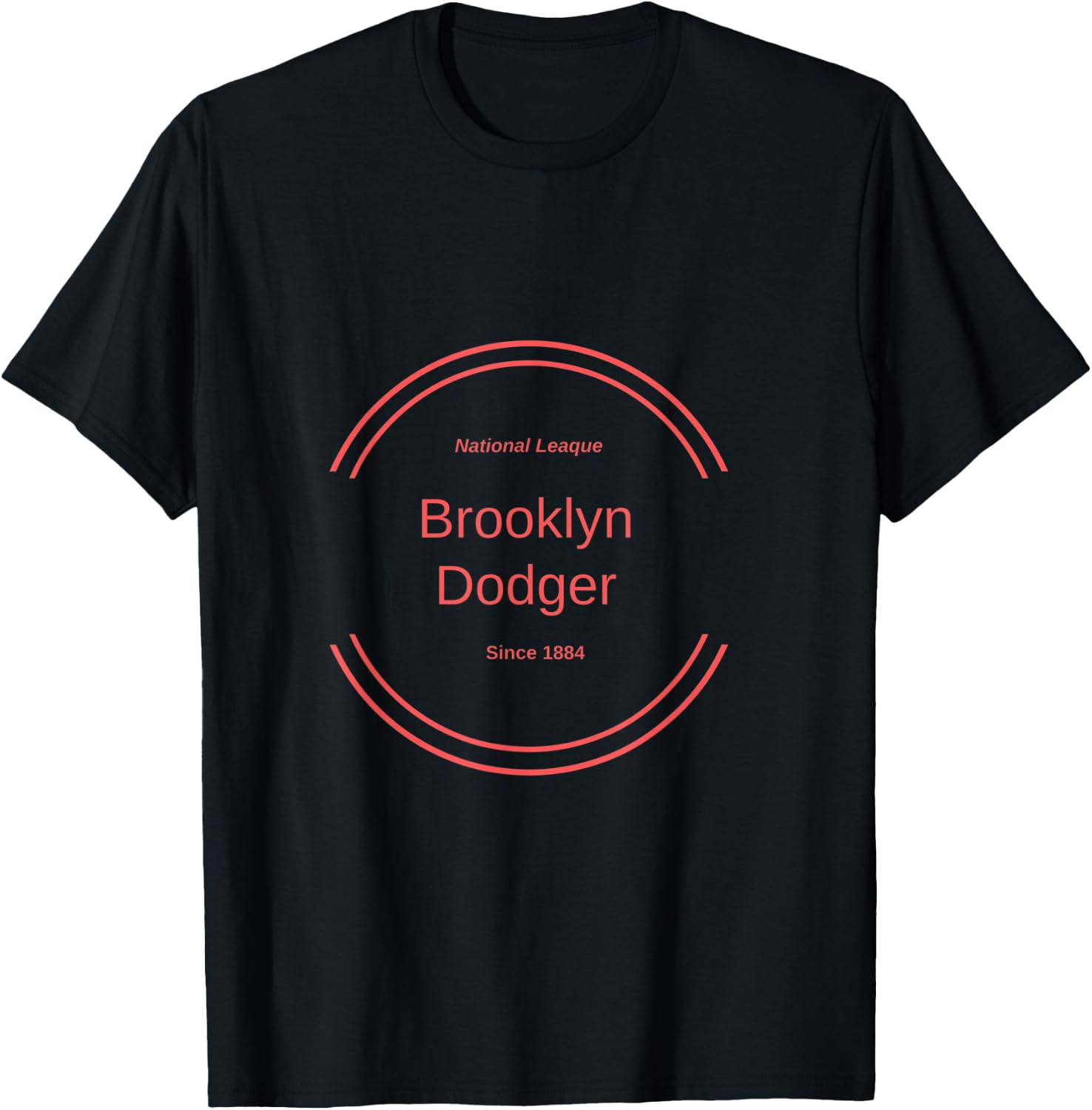 Brookly Dodger Nice T-Shirt - T-Shirt | Black